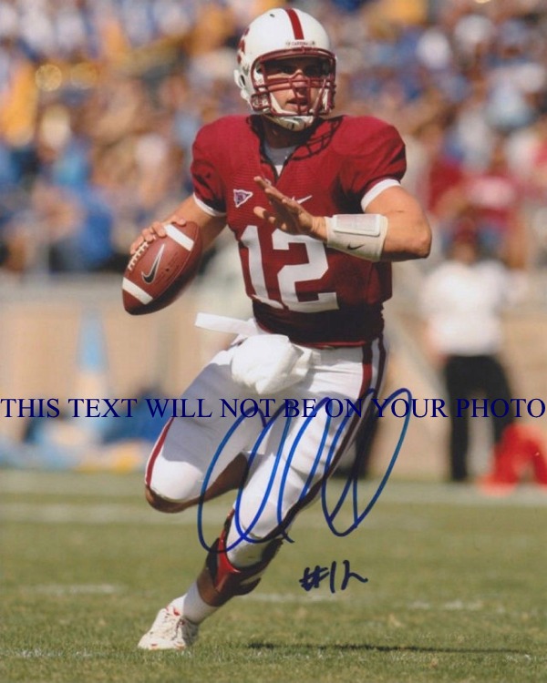 ANDREW LUCK AUTOGRAPH, ANDREW LUCK AUTOGRAPHED PHOTO, ANDREW LUCK SIGNED PHOTO, ANDREW LUCK STANFORD
