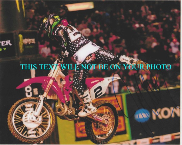 JEREMY MCGRATH AUTOGRAPH, JEREMY MCGRATH AUTOGRAPHED 8x10 PHOTO, JEREMY MCGRATH SIGNED PHOTO X GAMES
