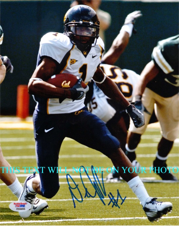 DESEAN JACKSON AUTOGRAPHED, DESEAN JACKSON SIGNED 8x10 PHOTO CAL, DESEAN JACKSON ROOKIE