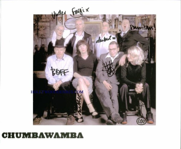 CHUMBAWAMBA GROUP SIGNED 8x10 PHOTO