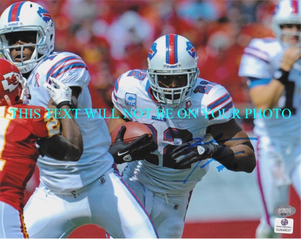 FRED JACKSON AUTOGRAPHED PHOTO, FRED JACKSON SIGNED 8x10 PICTURE, FRED JACKSON BUFFALO BILLS AUTO