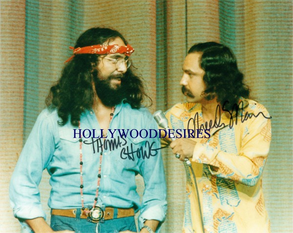 CHEECH AND CHONG SIGNED 8x10 PHOTO