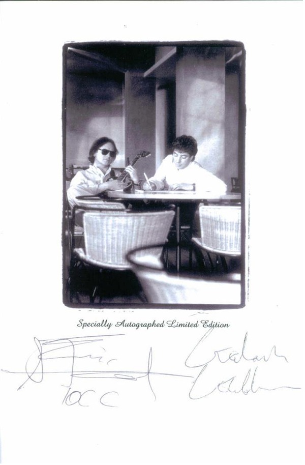 10cc SIGNED 6x9 PHOTO  10 CC AUTOGRAPHED PROMO PHOTO