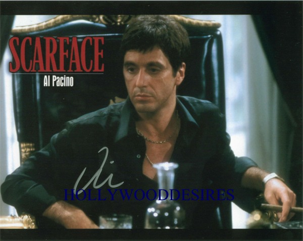 Al Pacino Scarface, Scarface, Al Pacino Signed Photo, Al Pacino Scarface Autographed Photo