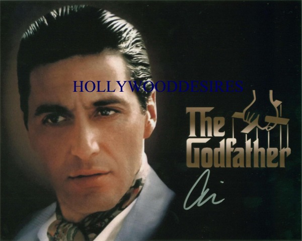 AL PACINO THE GODFATHER AUTOGRAPHED PHOTO, AL PACINO SIGNED PHOTO, THE GODFATHER AUTO