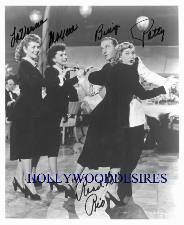 THE ANDREW SISTERS SIGNED AUTOGRAPHED PHOTO, ANDREWS SISTERS AUTOGRAPHED