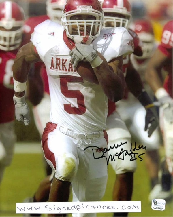 DARREN McFADDEN SIGNED 8x10 PHOTO