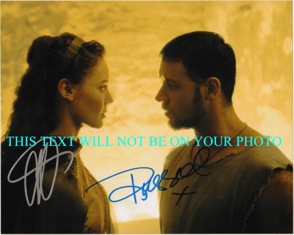 GLADIATOR CAST SIGNED PHOTO, GLADIATOR CAST AUTOS, GLADIATOR CAST AUTOGRAPHED PICTURE