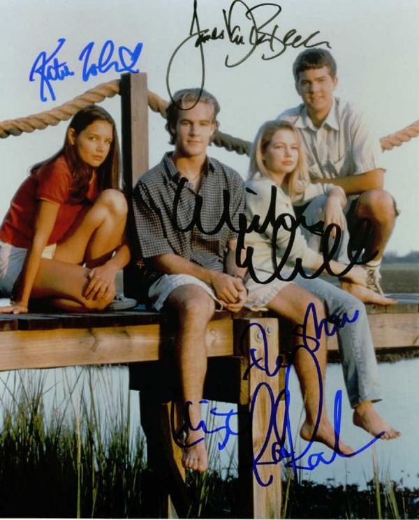 DAWSONS CREEK CAST SIGNED 8x10 PHOTO