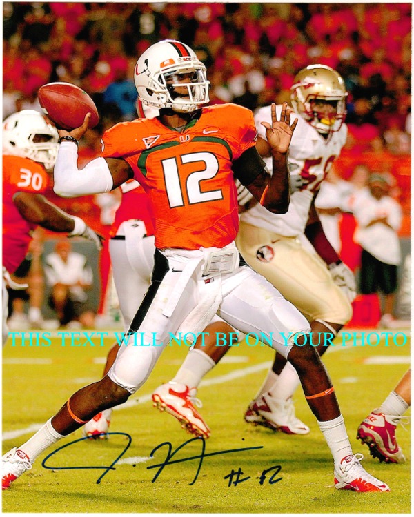 JACORY HARRIS AUTOGRAPHED PHOTO, JACORY HARRIS SIGNED, JACORY HARRIS AUTO