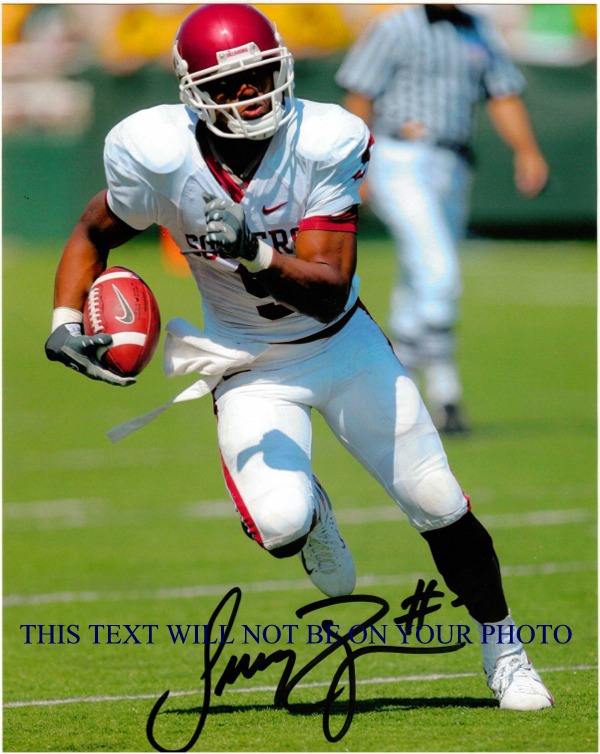 JUAQUIN INGLESIAS AUTOGRAPHED PHOTO, JUAQUIN INGLESIAS OKLAHOMA SOONERS SIGNED PICTURE