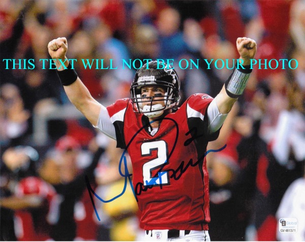 MATT RYAN2 ATLANTA FALCONS AUTOGRAPHED PHOTO, MATT RYAN SIGNED, MATT RYAN AUTO