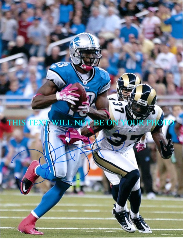 NATE BURLESON DETROIT LIONS AUTO, NATE BURLESON AUTOGRAPHED PICTURE, NATE BURLESON SIGNED