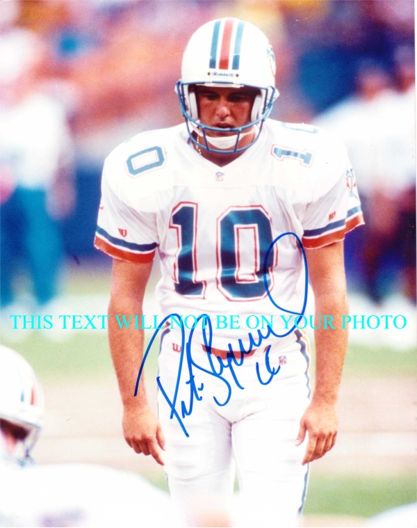 PETE STOYVANONICH MIAMI DOLPHINS, PETE STOYVANONICH AUTOGRAPHED PHOTO