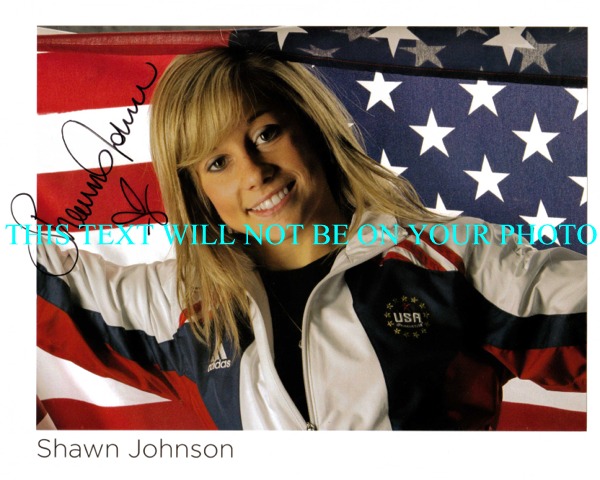 SHAWN JOHNSON AUTOGRAPHED PHOTO, SHAWN JOHNSON SIGNED PICTURE, SHAWN JOHNSON AUTO