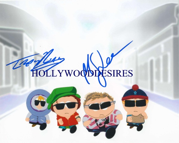 SOUTH PARK CAST SIGNED PHOTO, SOUTH PARK CAST AUTOGRAPHED, SOUTH PARK CAST AUTOS