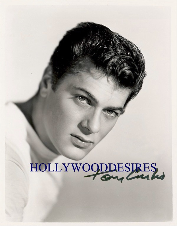 TONY CURTIS AUTO, TONY CURTIS SIGNED PHOTO, TONY CURTIS AUTOGRAPHED PICTURE