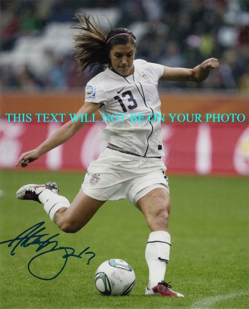 ALEX MORGAN AUTOGRAPHED PHOTO, ALEX MORGAN SIGNED, ALEX MORGAN OLYMPICS