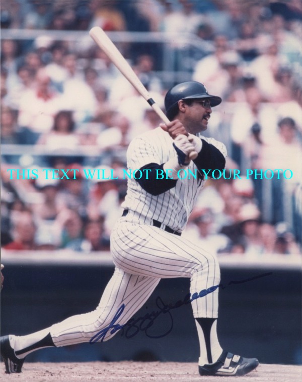 REGGIE JACKSON AUTOGRAPHED PHOTO, REGGIE JACKSON SIGNED PICTURE, REGGIE JACKSON AUTO