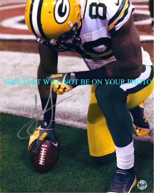 JAMES JONES 2 GREEN BAY PACKERS AUTOGRAPHED PHOTO, JAMES JONES SIGNED PHOTO, JAMES JONES PACKERS
