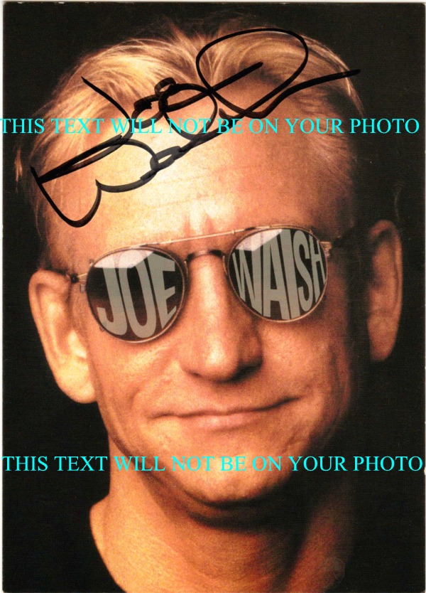 JOE WALSH THE EAGLES 6X9 AUTOGRAPHED PHOTO, JOE WALSH SIGNED, JOE WALSH THE EAGLES AUTO