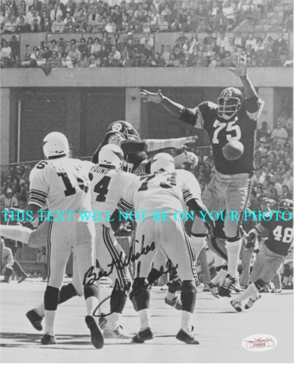 MEAN JO GREENE SIGNED PHOTO, MEAN JO GREENE AUTO, MEAN JO GREENE AUTOGRAPHED