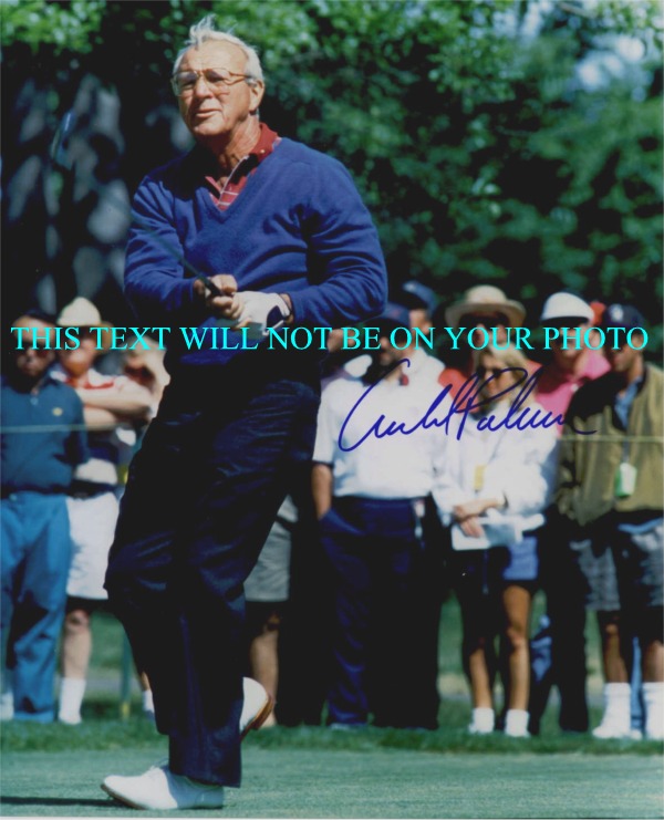 ARNOLD PALMER 2 AUTOGRAPHED PHOTO, ARNOLD PALMER SIGNED, ARNOLD PALMER AUTO