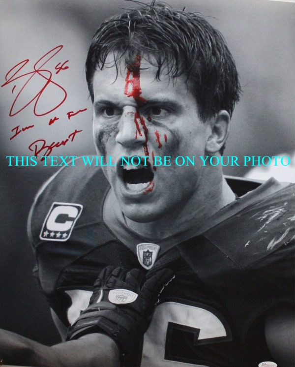 BRIAN CUSHING AUTOGRAPHED PHOTO, BRIAN CUSHING SIGNED, BRIAN CUSHING AUTOGRAPHED
