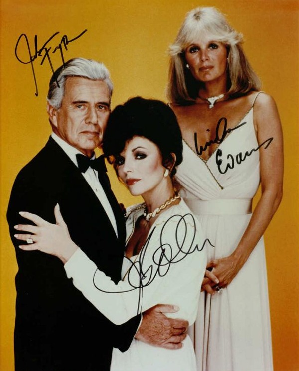 DYNASTY CAST SIGNED 8x10 PHOTO