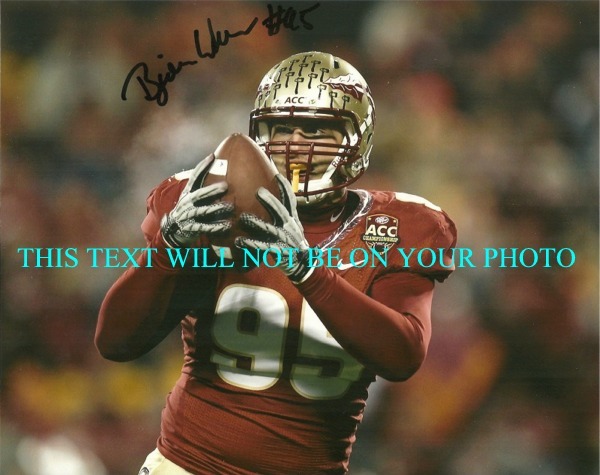 BJOERN WENER FSU AUTOGRAPHED PHOTO, BJOERN WERNER SIGNED, BJOERN WERNER AUTO