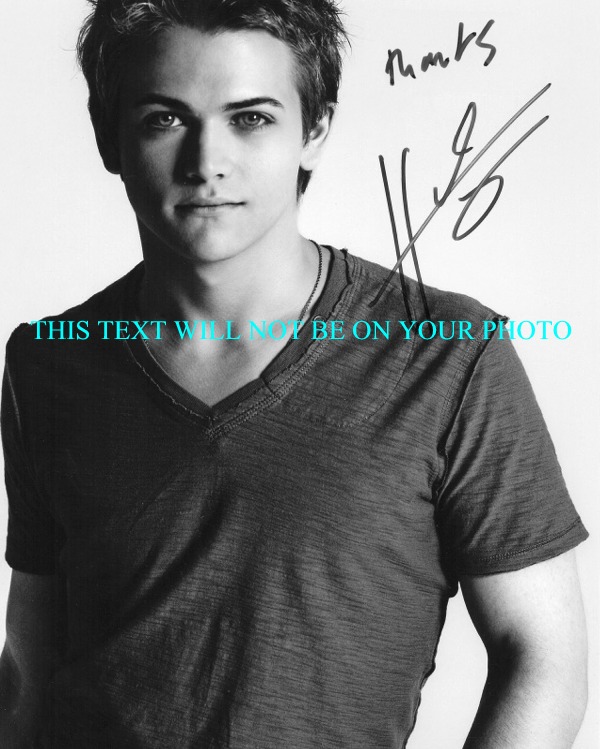 HUNTER HAYES AUTOGRAPHED PHOTO, HUNTER HAYES SIGNED, HUNTER HAYES AUTO