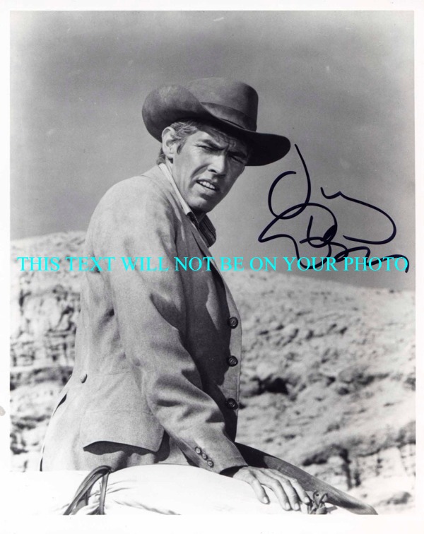 JAMES COBURN AUTOGRAPHED PHOTO, JAMES COBURN SIGNED, JAMES COBURN AUTO