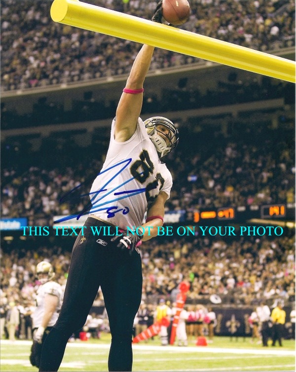 JIMMY GRAHAM NEW ORLEANS SAINTS AUTOGRAPHED PHOTO, JIMMY GRAHAM SIGNED PICTURE