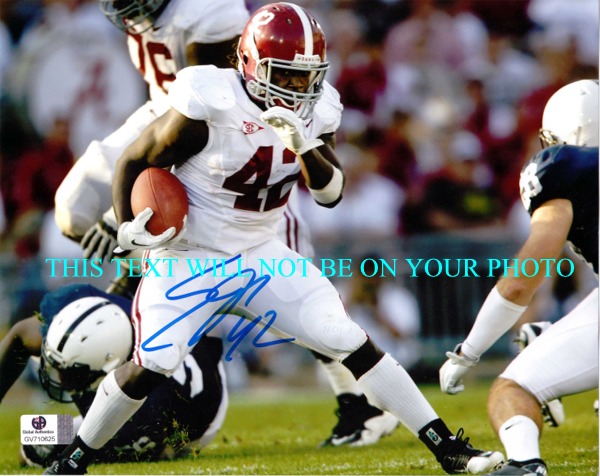 EDDIE LACY AUTOGRAPHED PHOTO ALABAMA, EDDIE LACY SIGNED PHOTO, EDDIE LACY AUTO