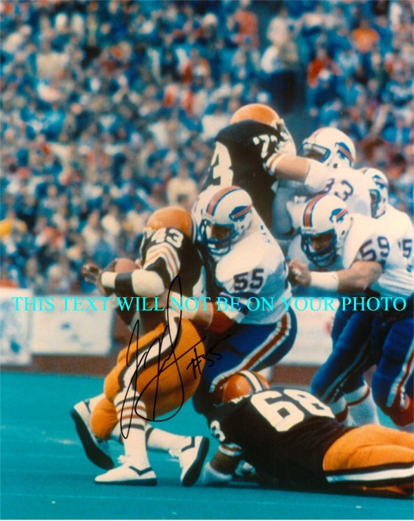 JIM HASLETT BUFFALO BILLS SIGNED PHOTO, JIM HASLETTAUTOGRAPHED PICTURE, JIM HASLETT AUTO