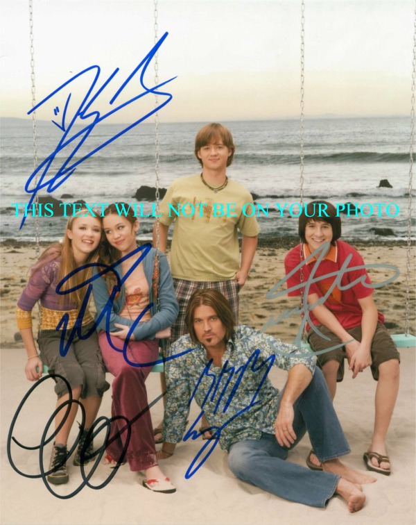 HANNAH MONTANA CAST 2 AUTOGRPAHED PHOTO, HANNAH MONTANA CAST SIGNED PICTURE