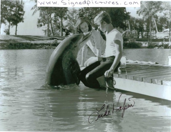 LUKE HALPIN SIGNED AUTOGRAPHED 8x10 PHOTO  FLIPPER