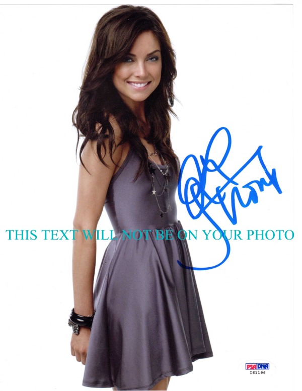 JESSICA STROUP AUTOGRAPHED PHOTO, JESSICA STROUP SIGNED PICTURE, JESSICA STROUP AUTO