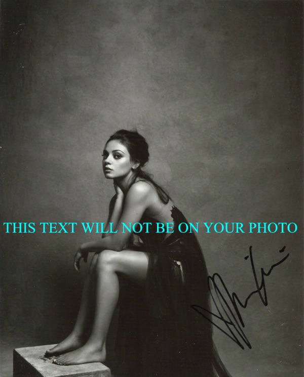 MILA KUNIS AUTOGRAPHED PHOTO, MILA KUNIS SIGNED PICTURE, MILA KUNIS AUTO