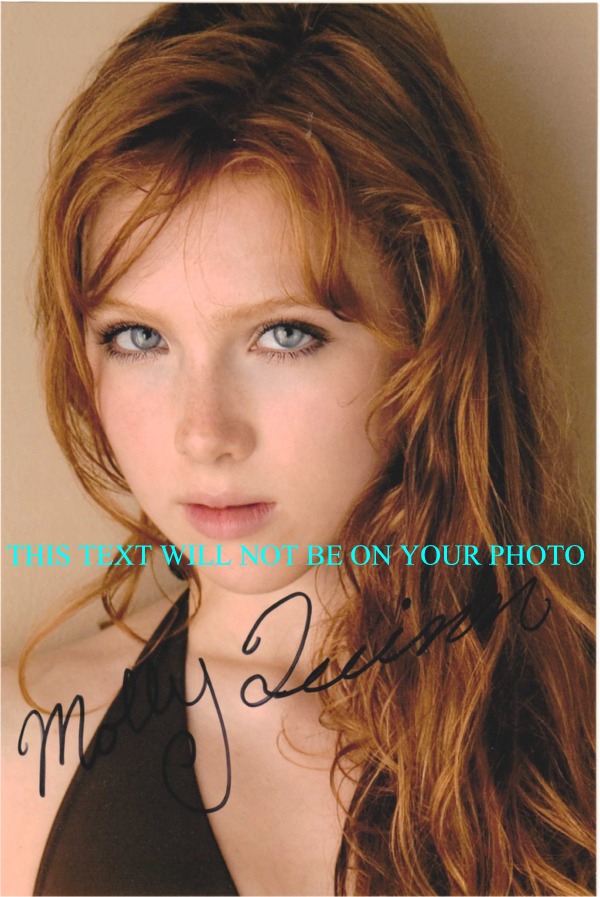 MOLLY QUINN CASTLE CAST 6X9 AUTOGRAPHED PHOTO, MOLLY QUINN SIGNED PICTURE, MOLLY QUINN AUTO