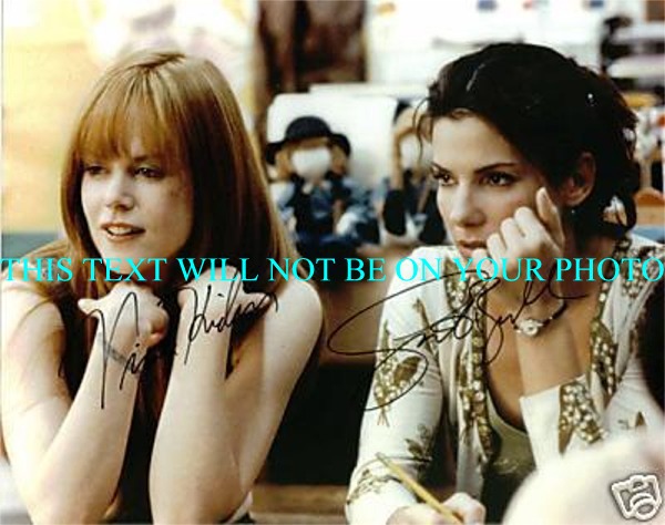 PRACTICAL MAGIC NICOLE KIDMAN AND SANDRA BULLOCK AUTOGRAPHED PHOTO