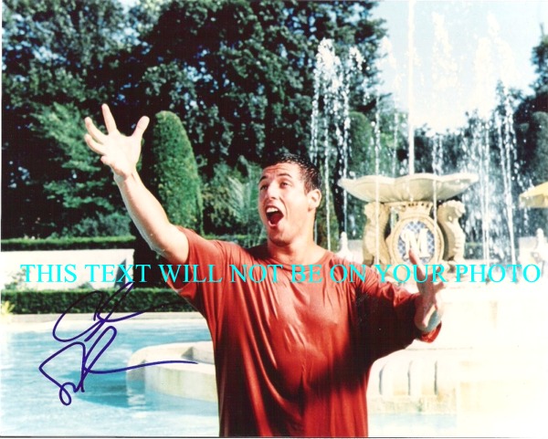 ADAM SANDLER AUTOGRAPHED PHOTO, ADAM SANDLER SIGNED PICTURE, ADAM SANDLER AUTO