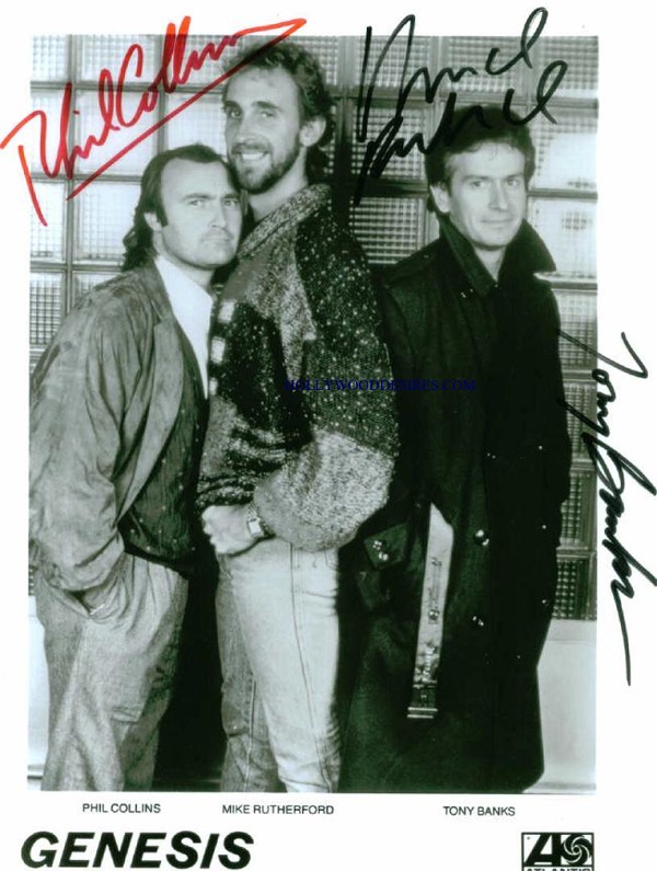 GENESIS GROUP SIGNED 8x10 PROMO PHOTO