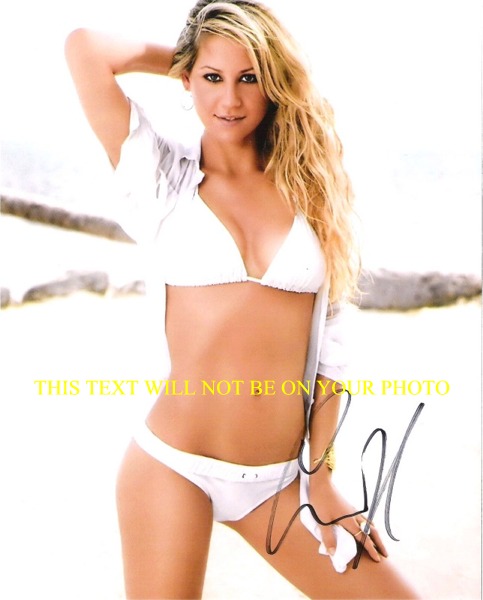 ANNA KOURNIKOVA AUTOGRAPHED PHOTO, ANNA KOURNIKOVA SIGNED PICTURE, ANNA KOURNIKOVA TENNIS CHAMPION