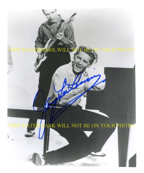 JERRY LEE LEWIS AUTOGRAPHED PHOTO, JERRY LEE LEWIS SIGNED PICTURE, JERRY LEE LEWIS AUTO