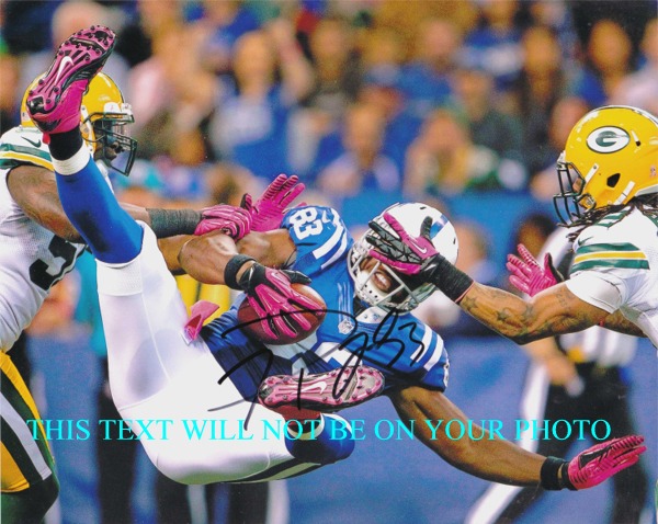 DWAYNE ALLEN INDIANAPOLIS COLTS AUTOGRAPHED PHOTO, DWAYNE ALLEN SIGNED PICTURE