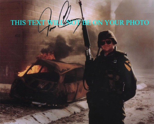 TOM CLANCY AUTOGRAPHED PHOTO, TOM CLANCY SIGNED PICTURE