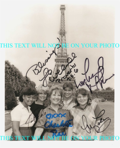 THE FACTS OF LIFE CAST AUTOGRAPHED PHOTO, THE FACTS OF LIFE CAST SIGNED 8X10 PICTURE