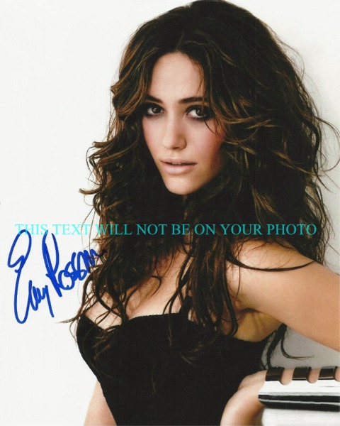 EMMY ROSSUM AUTOGRAPHED PHOTO, EMMY ROSSUM SIGNED 8x10 PHOTO, EMMY ROSSUM AUTOGRAM
