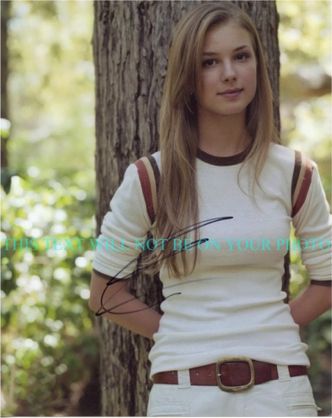 EMILY VAN CAMP SEXY SIGNED PHOTO, EMILY VAN CAMP AUTOGRAPHED 8x10 PHOTO, EMILY VAN CAMP AUTOGRAPH